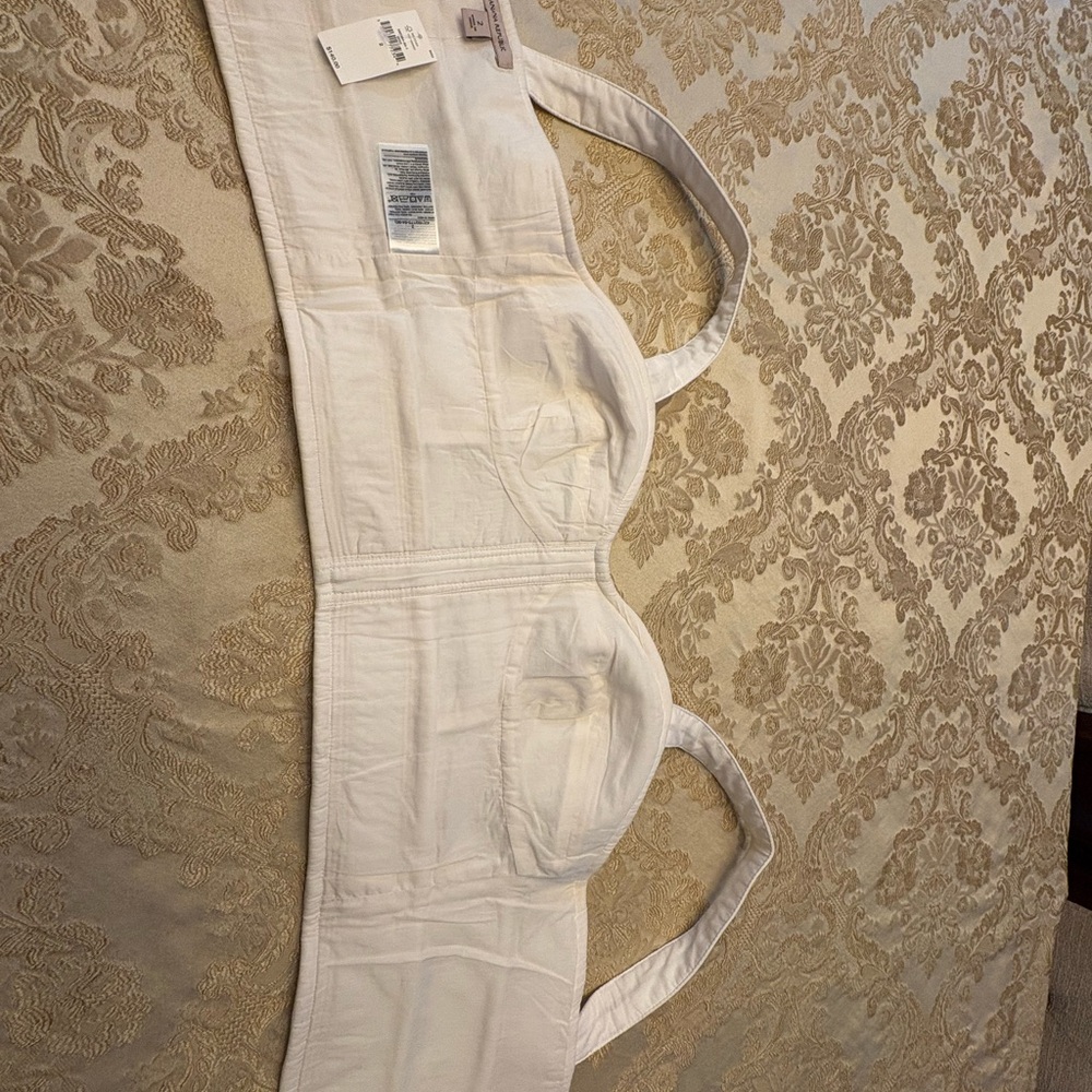 Banana republic Women's White Bustier Top - Picture 3 of 3